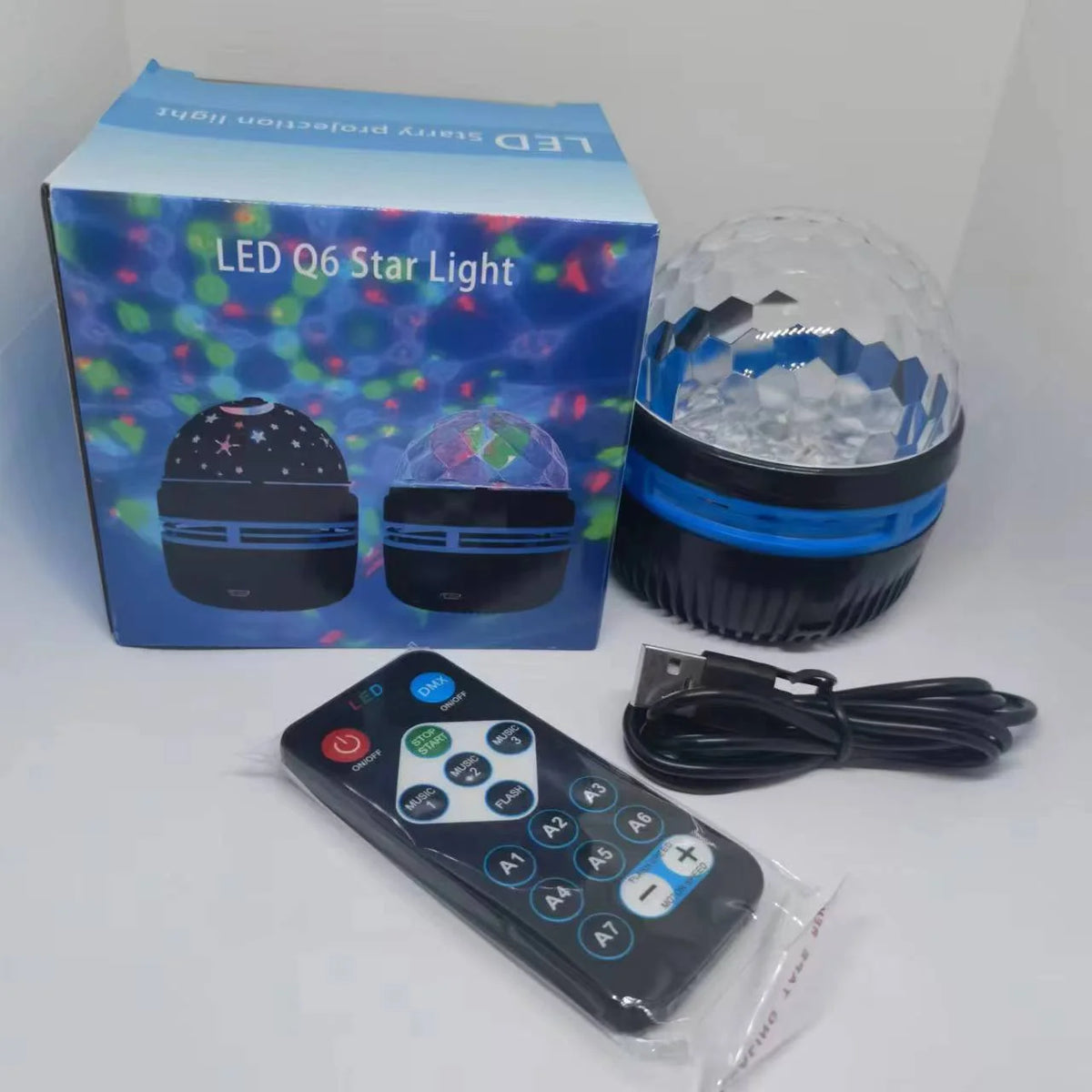 USB 360° Rotating Galaxy Projector Lamp