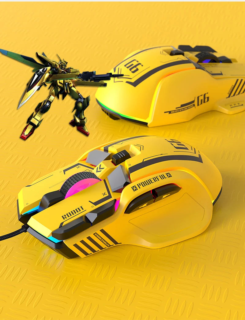 Wired RGB Macro Programmable Gaming Mouse