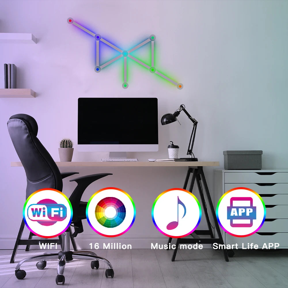 WiFi Smart RGB Wall Light Bar