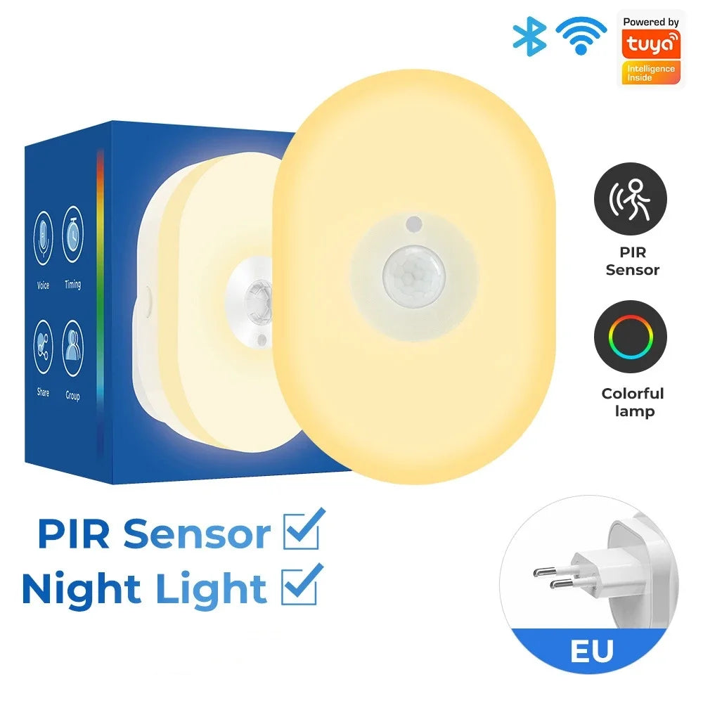 Smart WiFi RGB Motion Sensor Wall Lamp