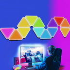 RGB Triangular Quantum Wall Lamp