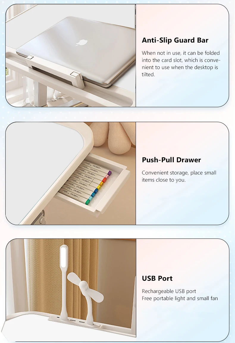 Foldable Adjustable Laptop Bed Desk
