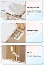 Foldable Adjustable Laptop Bed Desk