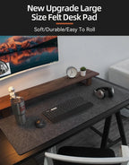 Large Wool Felt Desk Mouse Pad Protector Mat