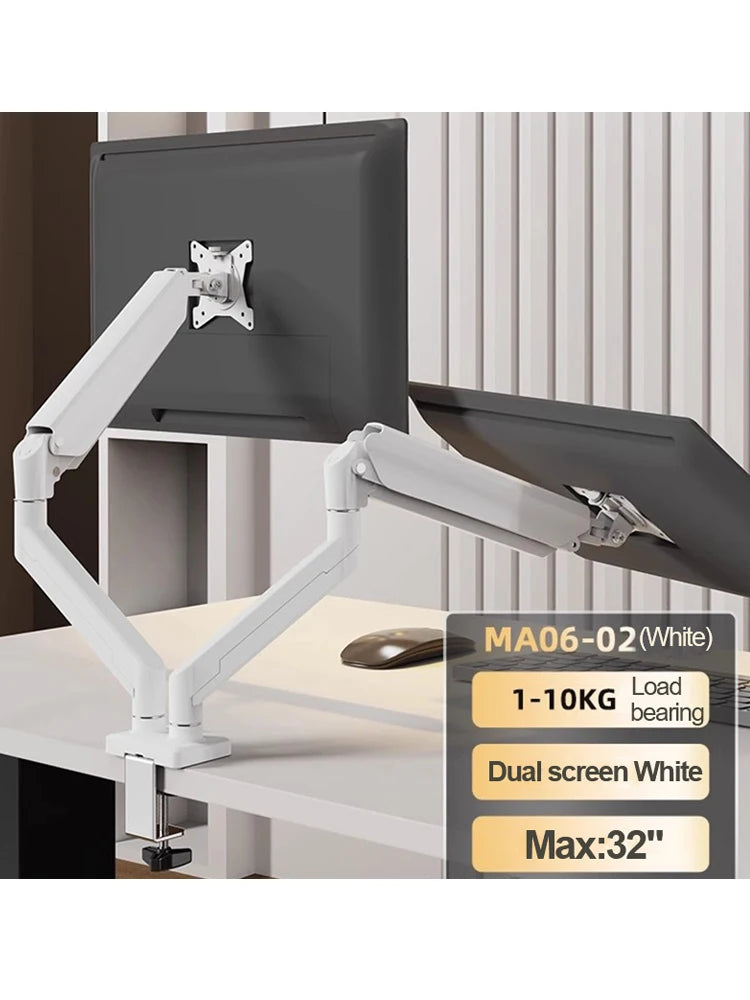 Dual Monitor Mechanical Arm Desk Mount