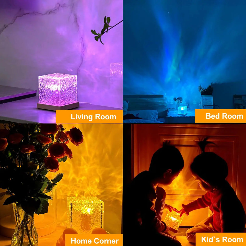 Ocean Wave RGB Aurora Projector Lamp