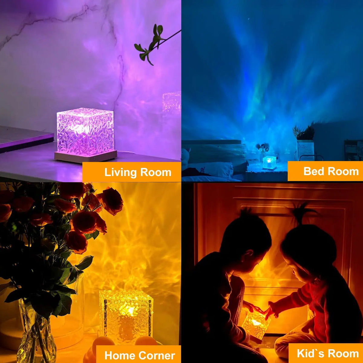 Ocean Wave RGB Aurora Projector Lamp