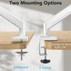 Universal Single Monitor Desk Mount