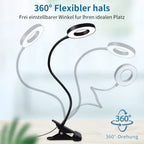 LED USB Clip-On Desk Lamp
