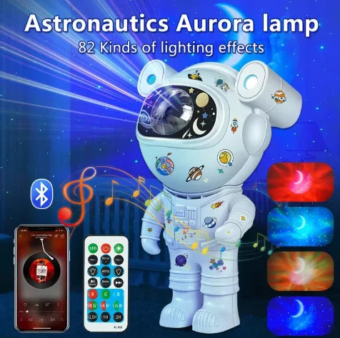 Bluetooth Astronaut Galaxy Star Projector