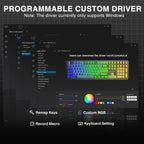 100% Layout RGB Mechanical Gaming Keyboard