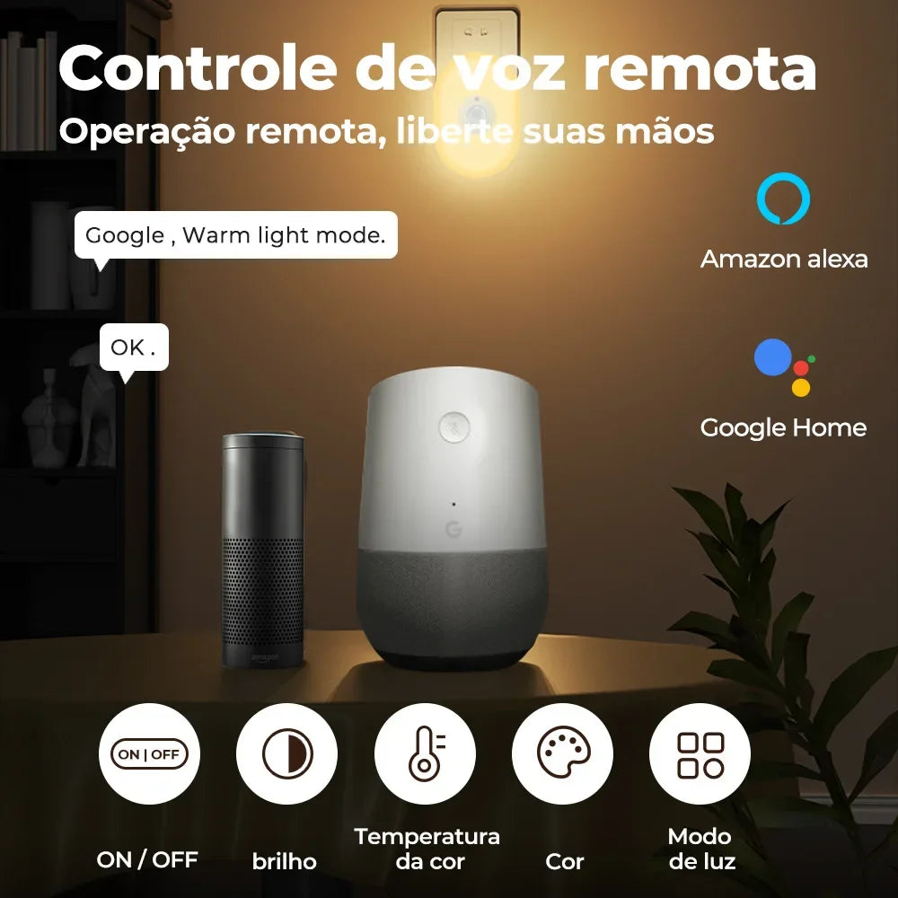Smart WiFi RGB Motion Sensor Wall Lamp