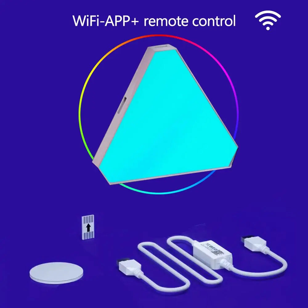 Smart RGB WiFi Triangle Wall Light
