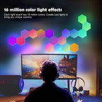 LED Hexagon Night Lights Smart Home Gaming Wall Lights