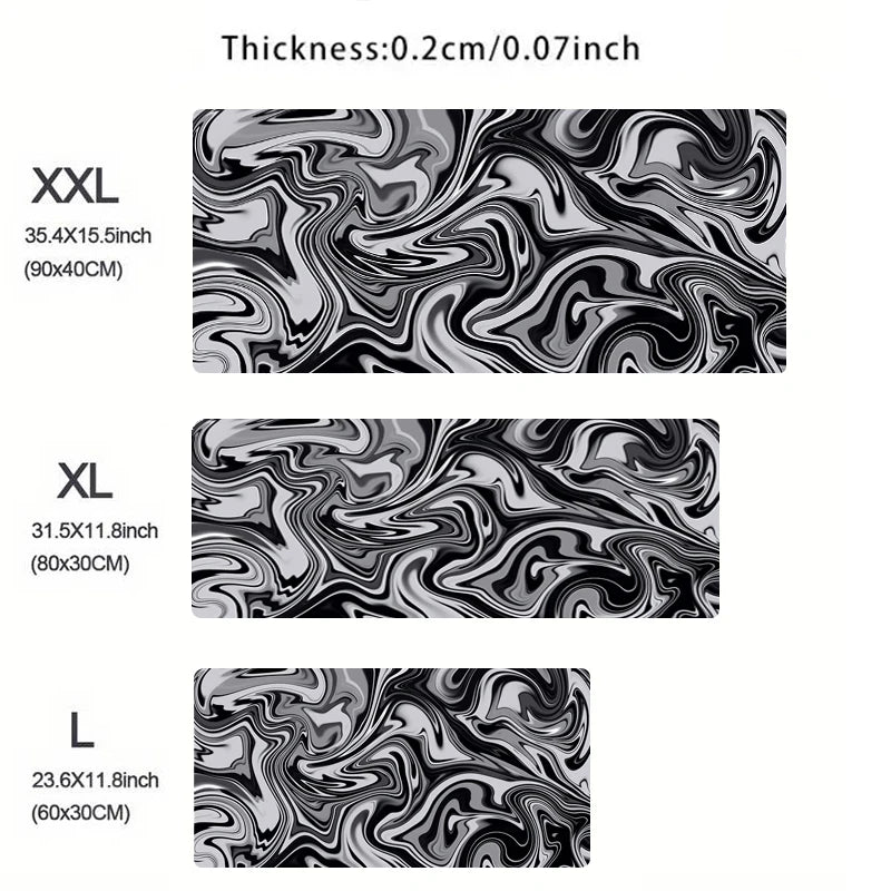 Topographic XXL Gaming Mouse Pad Desk Mat