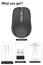 Dual Mode RGB Wireless Bluetooth Rechargeable Mouse