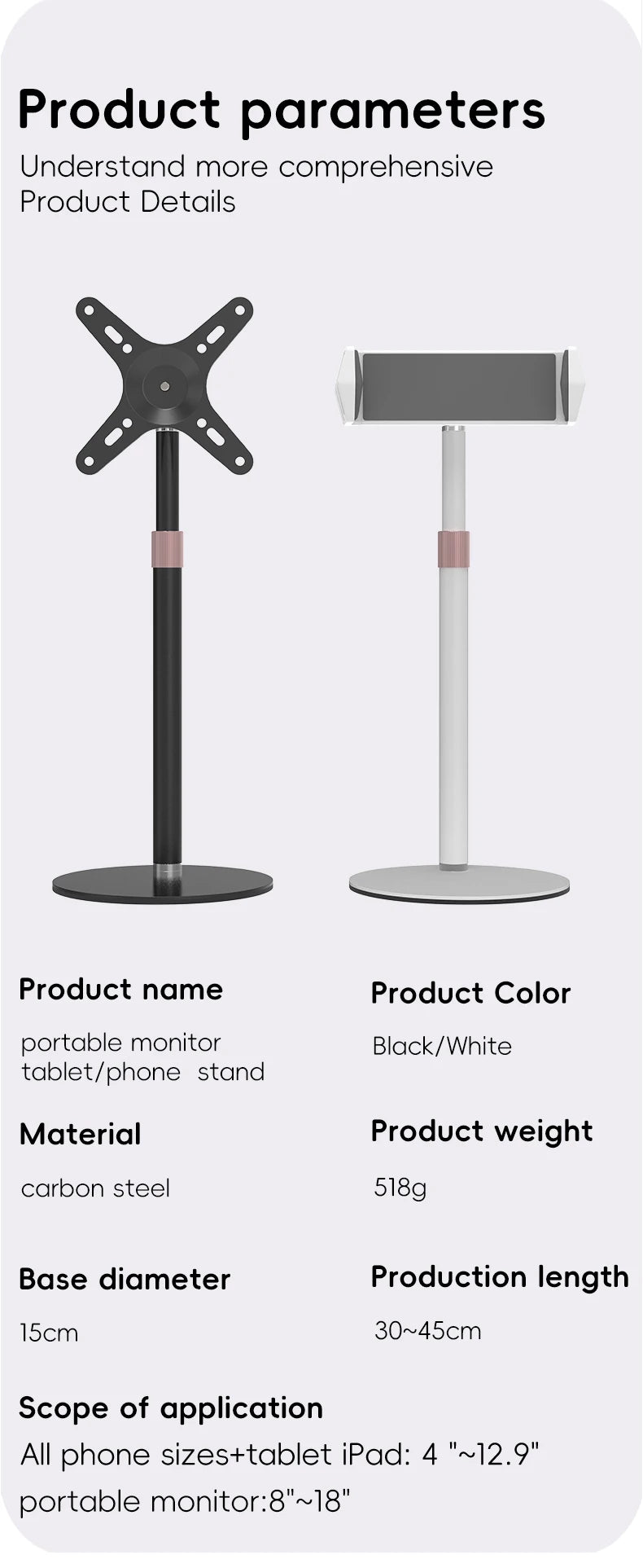 Kimdoole VESA Single Monitor Desk Mount