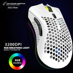 BM600 RGB Rechargeable Honeycomb Gaming Mouse