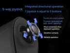 C-18 RGB Vertical Gaming Mouse 11-Button USB