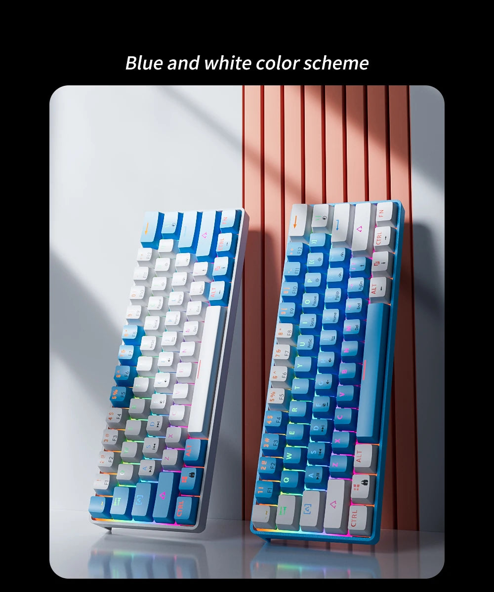 USB 61Key RGB Mechanical Gaming Keyboard