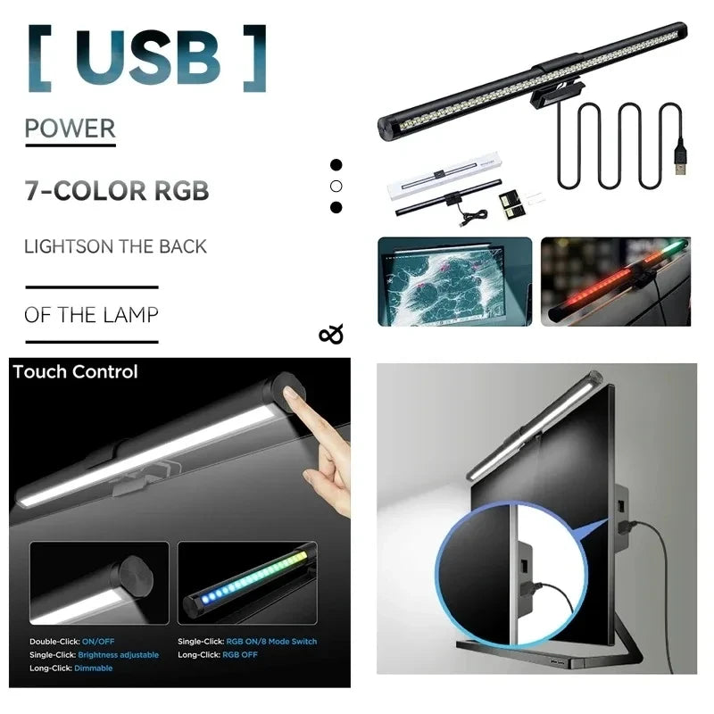 RGB Displays Monitor Light Bar
