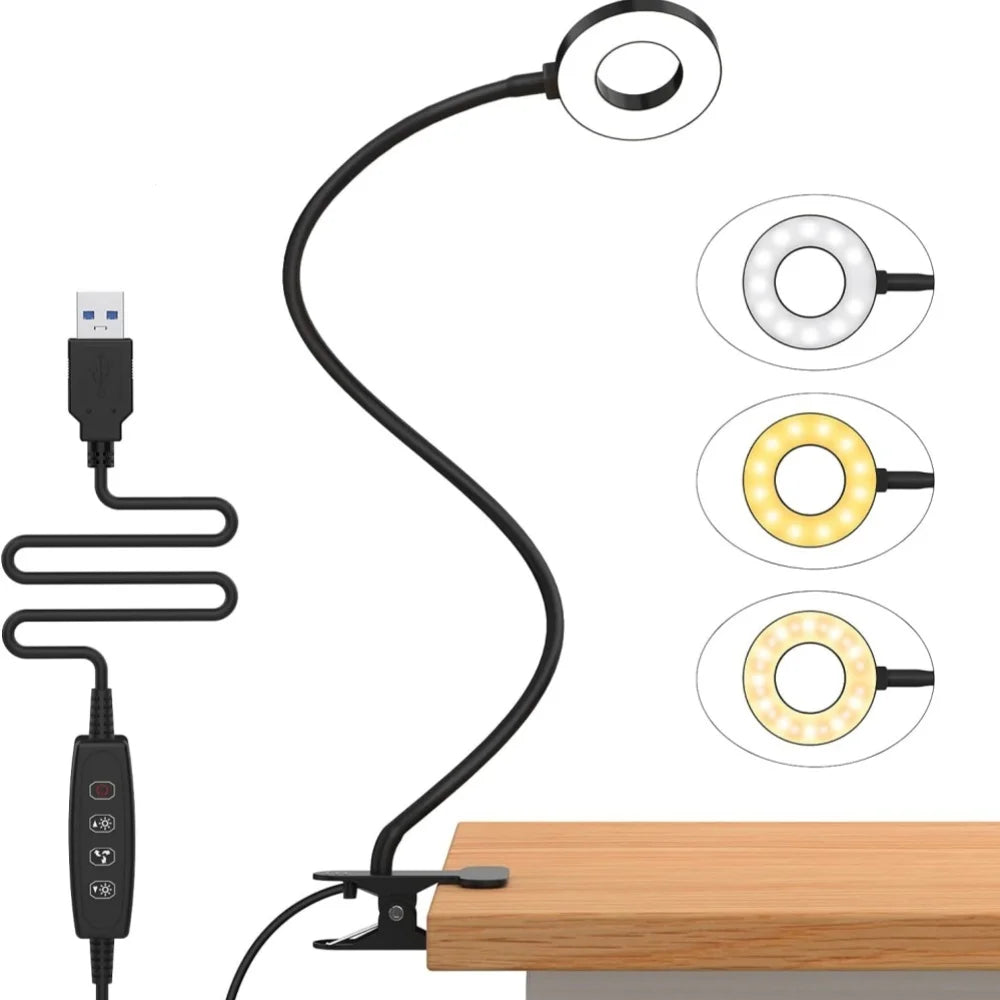 LED Reading Desk Clamp Lamp
