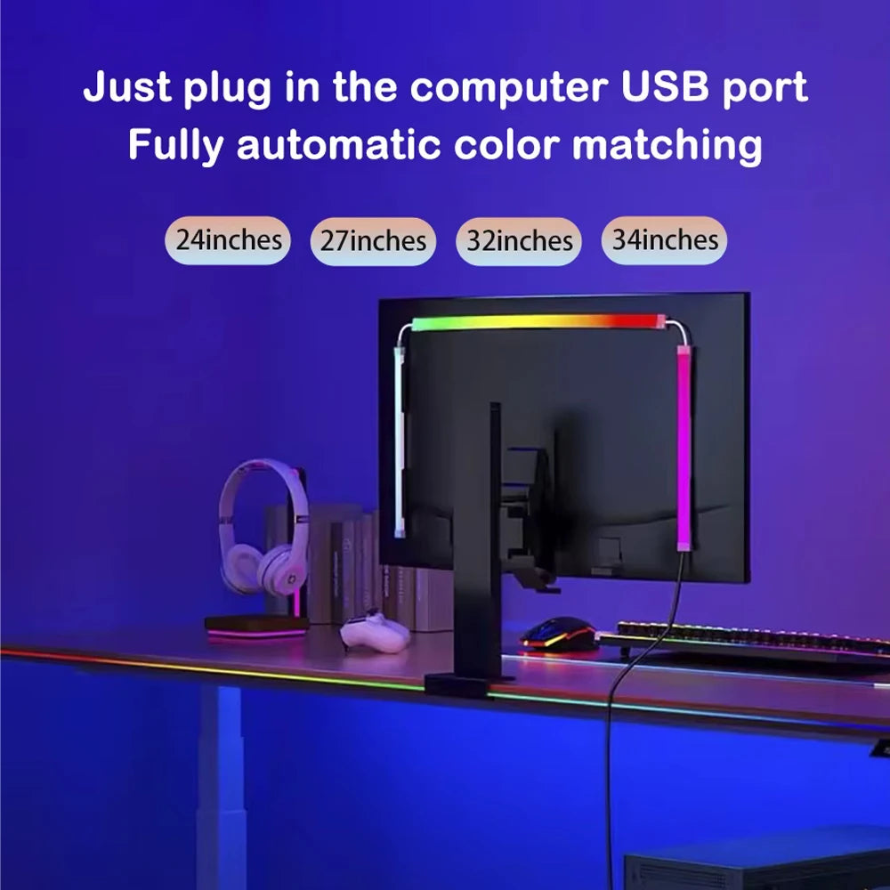 USB RGB Monitor LED Light Strip