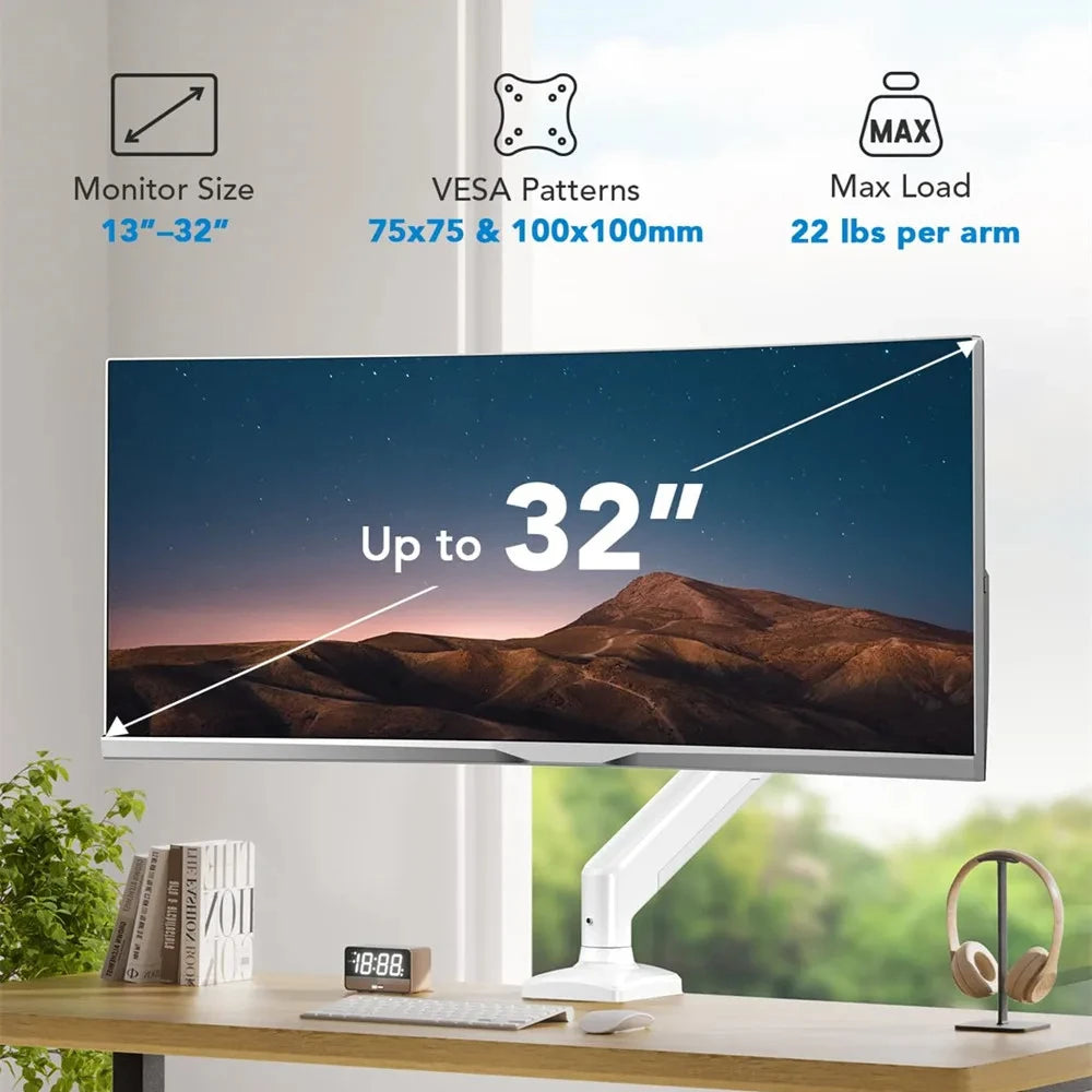 Universal Single Monitor Desk Mount