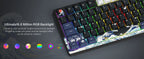 Wired OLED RGB Hot-Swappable Gaming Keyboard