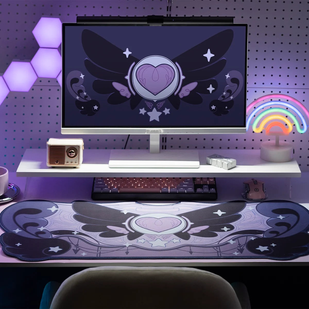 Oversized Dark Wind Non-Slip Gaming Mouse Pad Mat