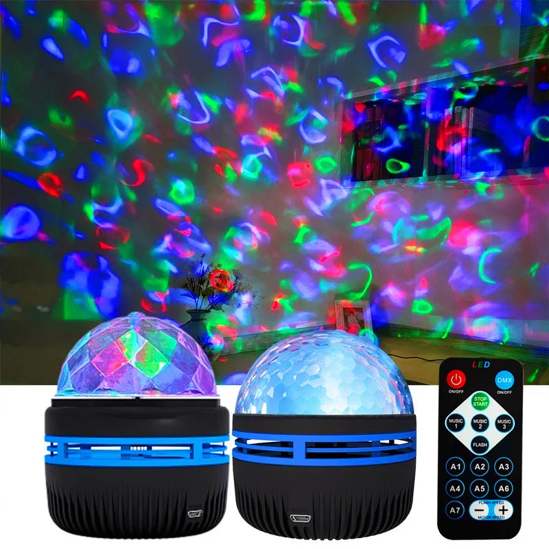 USB 360° Rotating Galaxy Projector Lamp