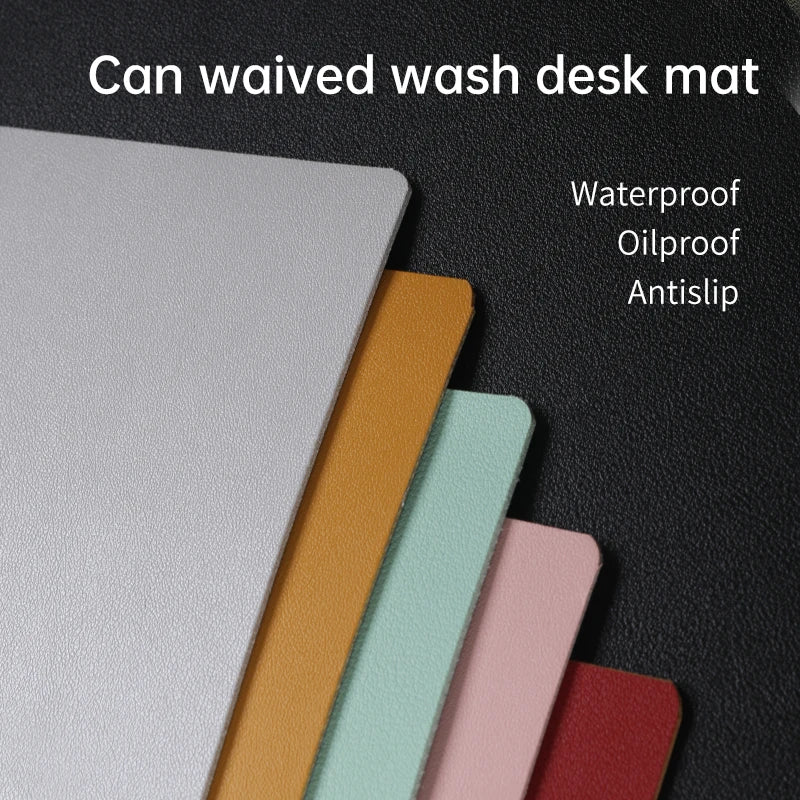 Waterproof PU Leather Large Gaming Desk Mouse Pad
