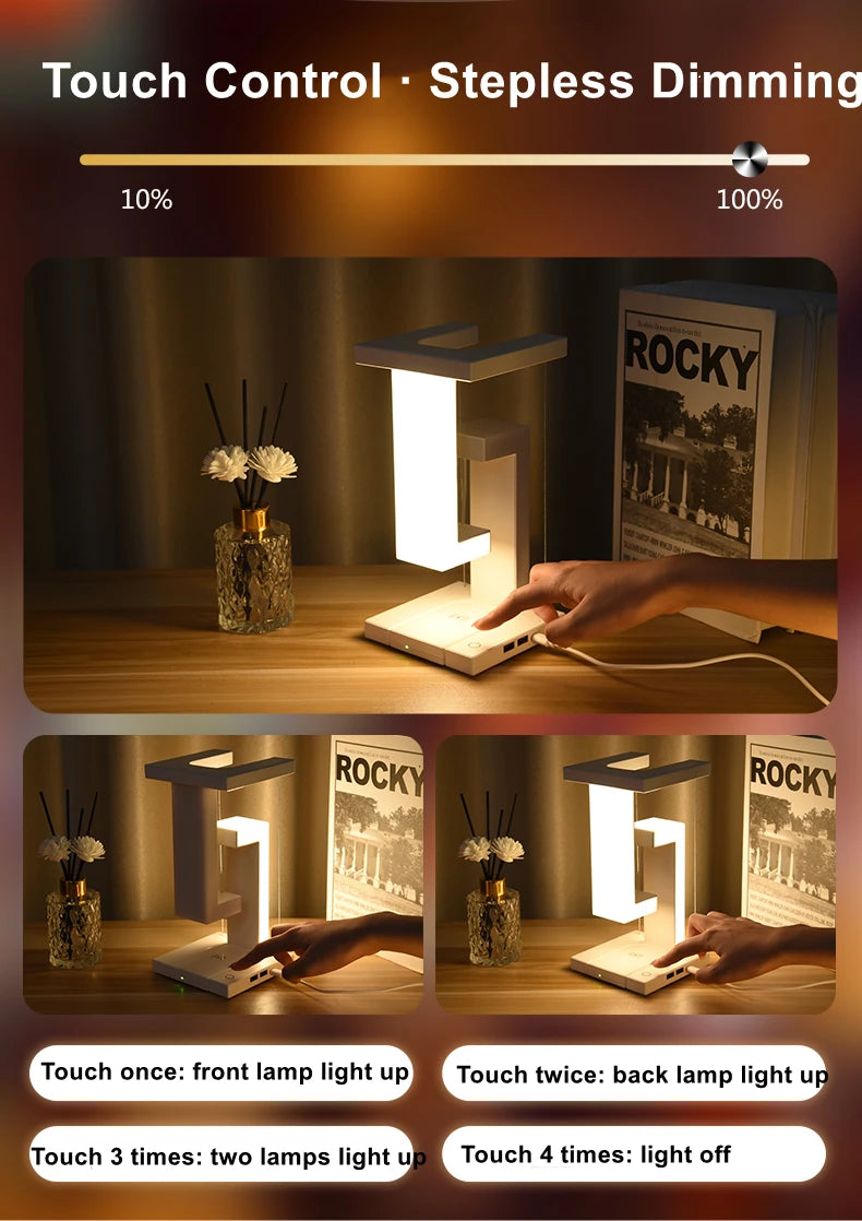 Floating Lamp with Wireless Charger