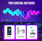 RGB Intelligent Hexagonal Wall Lamp