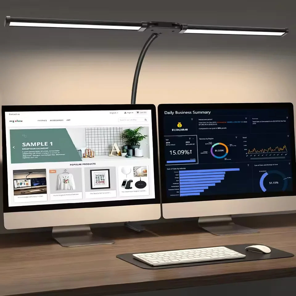 Double Head LED Desk Lamp