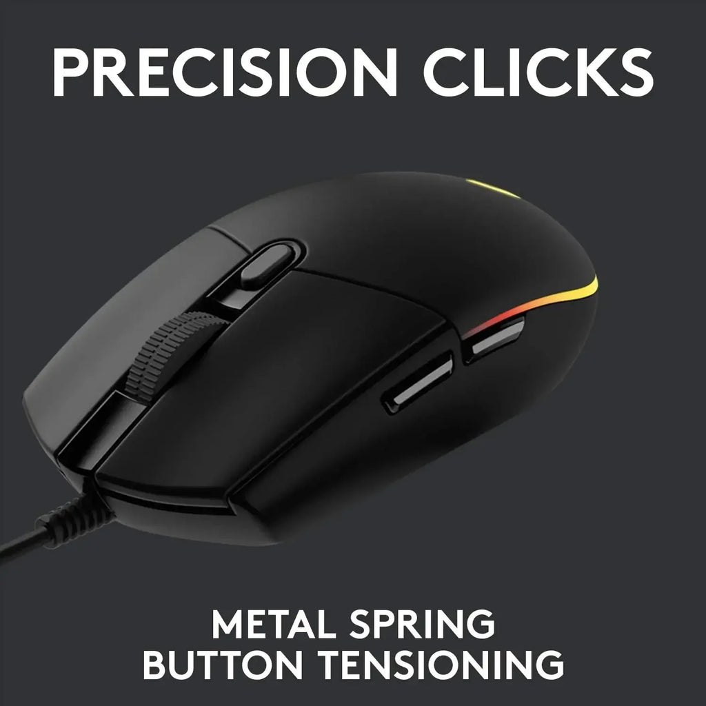 Logitech G102 RGB Gaming Mouse with 6 Buttons