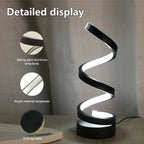 Modern USB Spiral LED Table Lamp