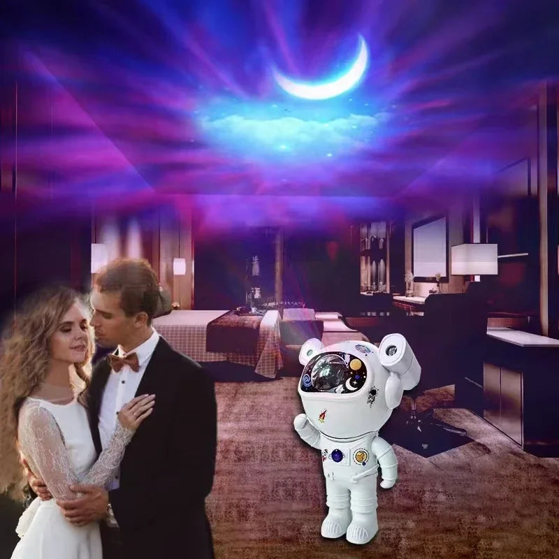 Bluetooth Astronaut Galaxy Star Projector