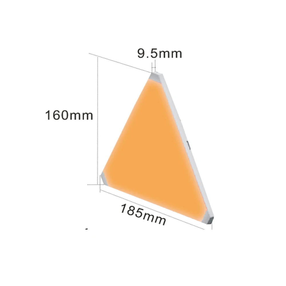 Smart RGB Quantum Triangle Wall Light