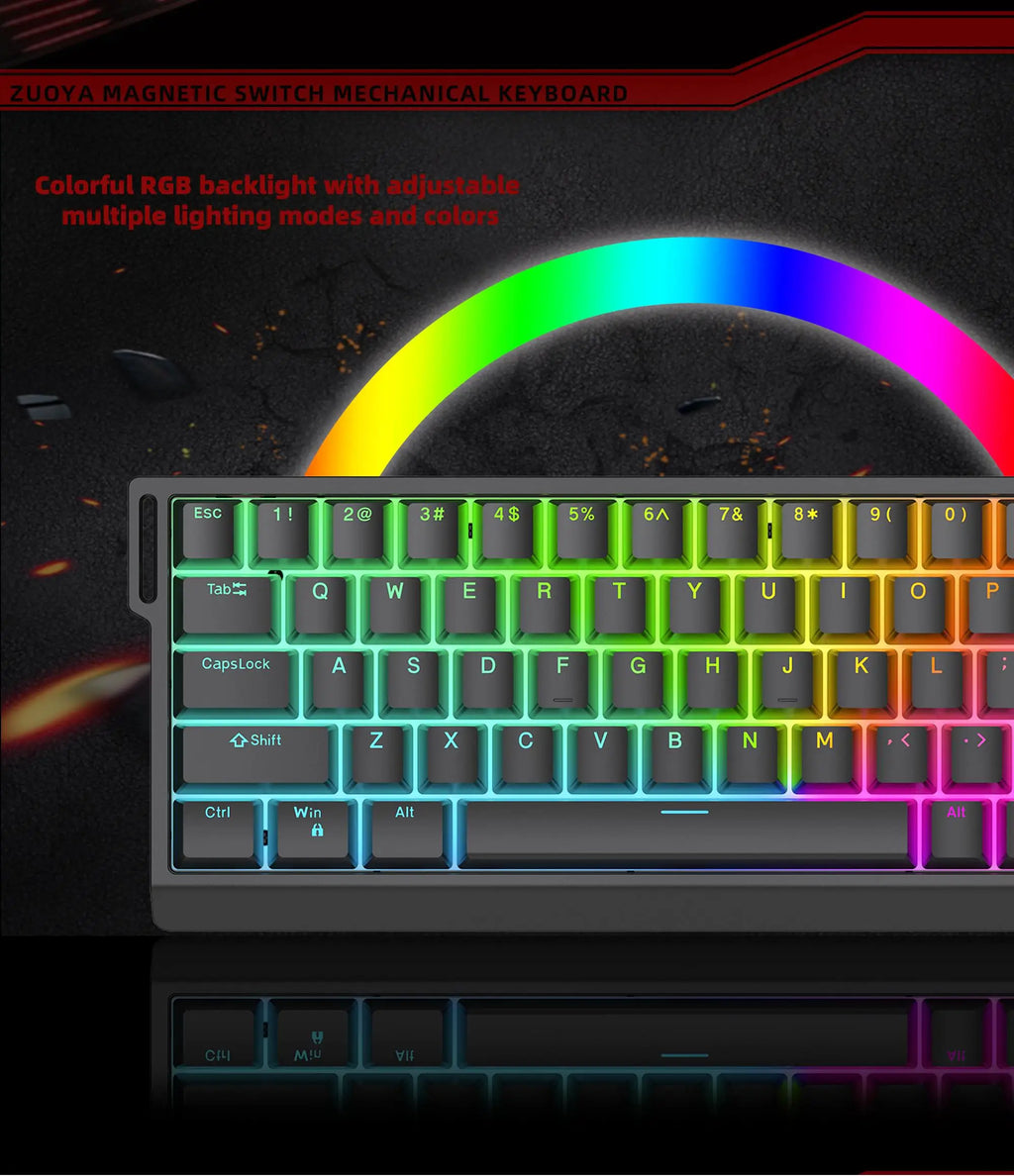 Wired Magnetic RGB E-Sports Mechanical Keyboard