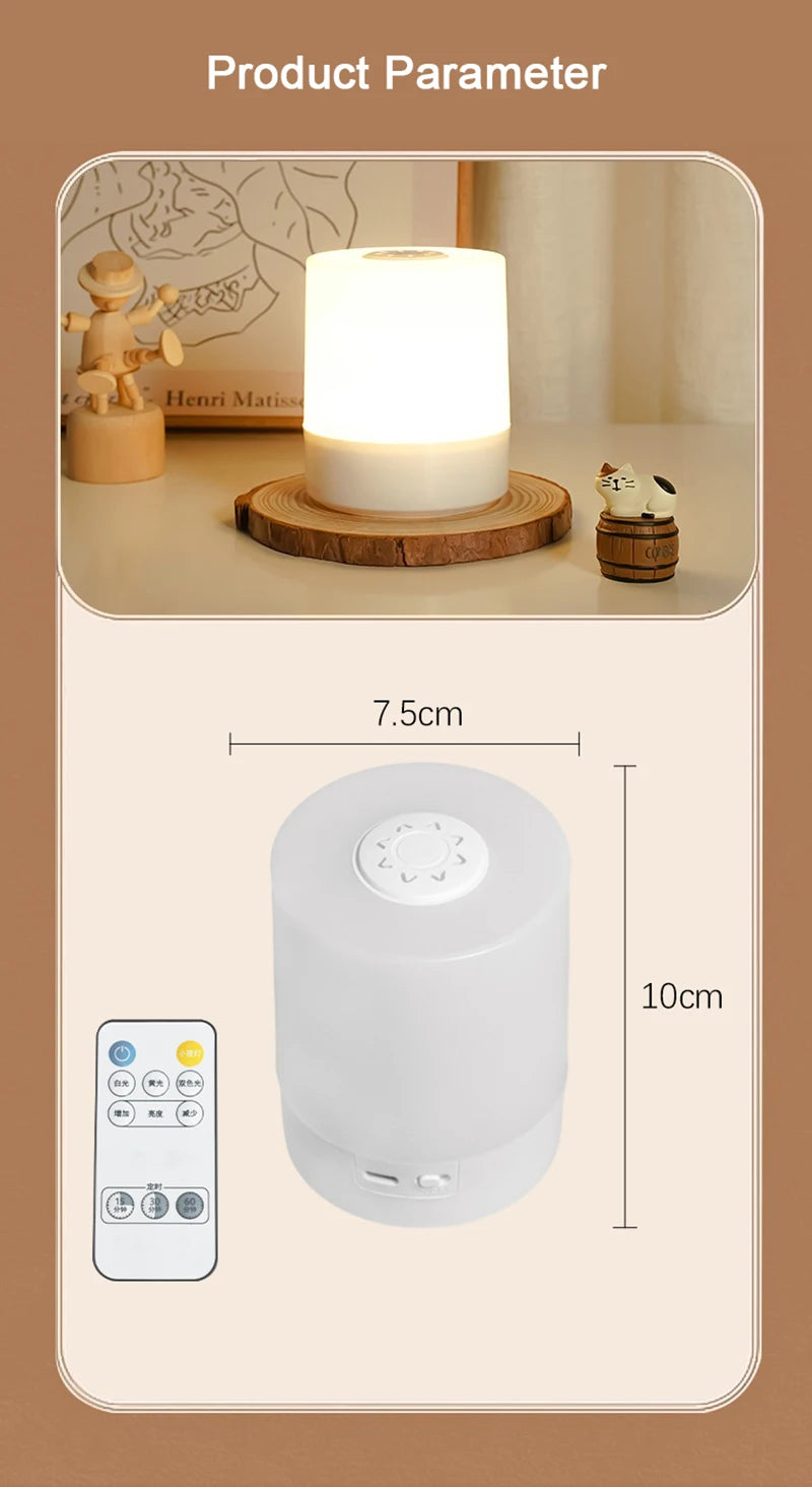 Bedside LED Touch Night Lamp