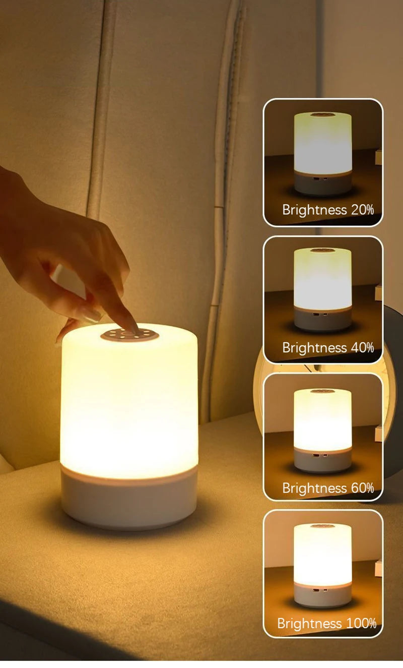 Bedside LED Touch Night Lamp