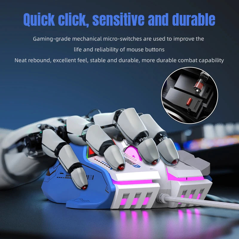 Wired RGB Macro Programmable Gaming Mouse
