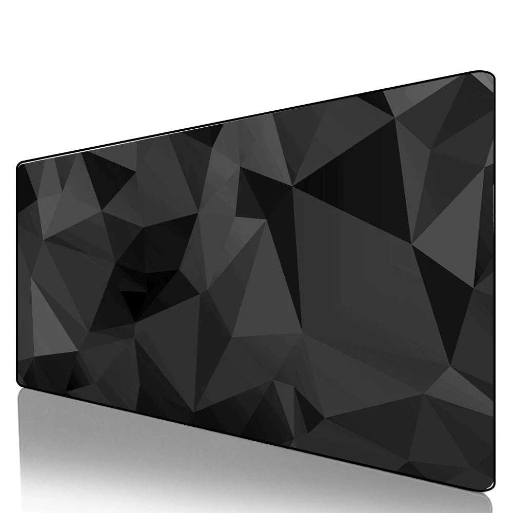 Black Rubber XXL Desk Mouse Pad Mat