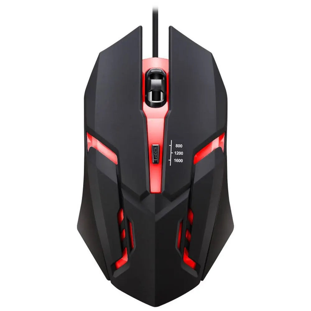 Ergonomic 4-Button RGB Gaming Mouse