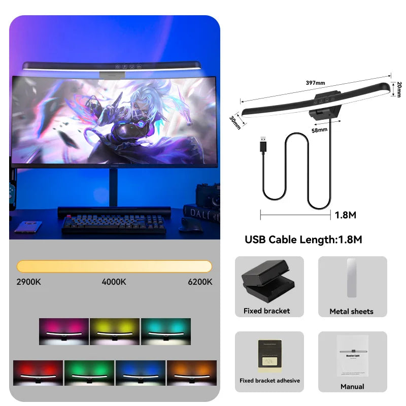 Led Monitor Light Bar Computer Lamps