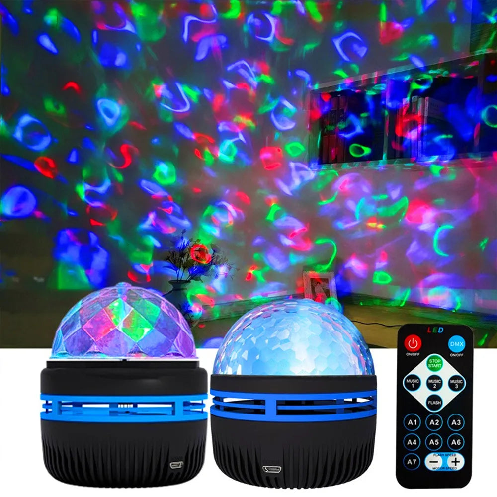 USB 360° Rotating Galaxy Projector Lamp