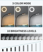 LED USB Clip-On Desk Lamp