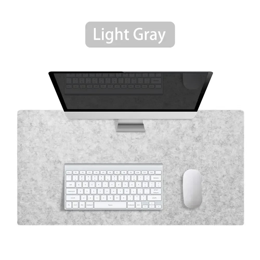 Large Wool Felt Desk Mouse Pad Protector Mat