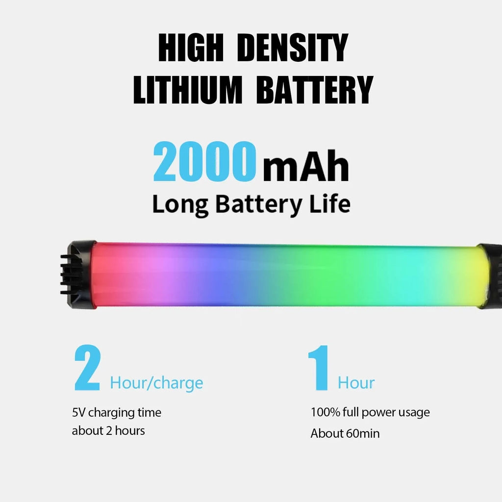 Portable RGB Magnetic LED Fill Light Stick